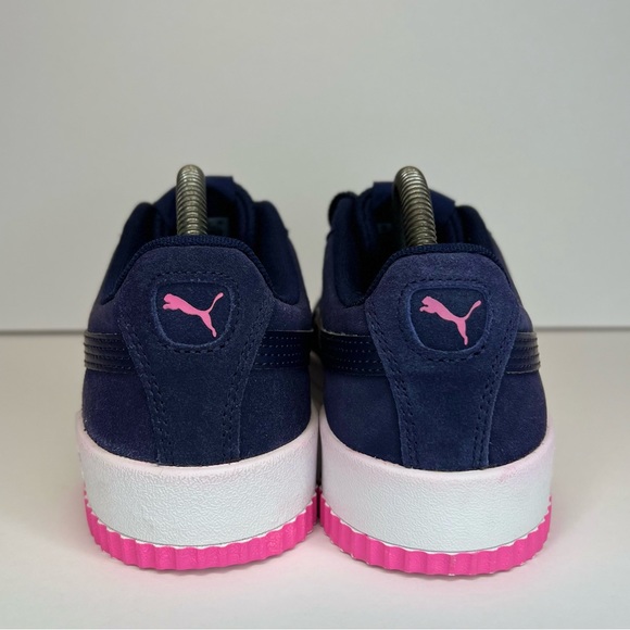 PUMA Women’s Carina Platform Lifestyle Sneakers 369864-13 Indigo/Pink Sz 9.5M - Picture 11 of 15